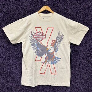 Machine Gun Kelly X Harley-Davidson Lost Americana Graphic T-Shirt Size Medium